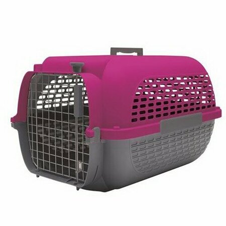 DOGIT Voyager Dog Carrier, Medium, Grey/Fuchsia 76619